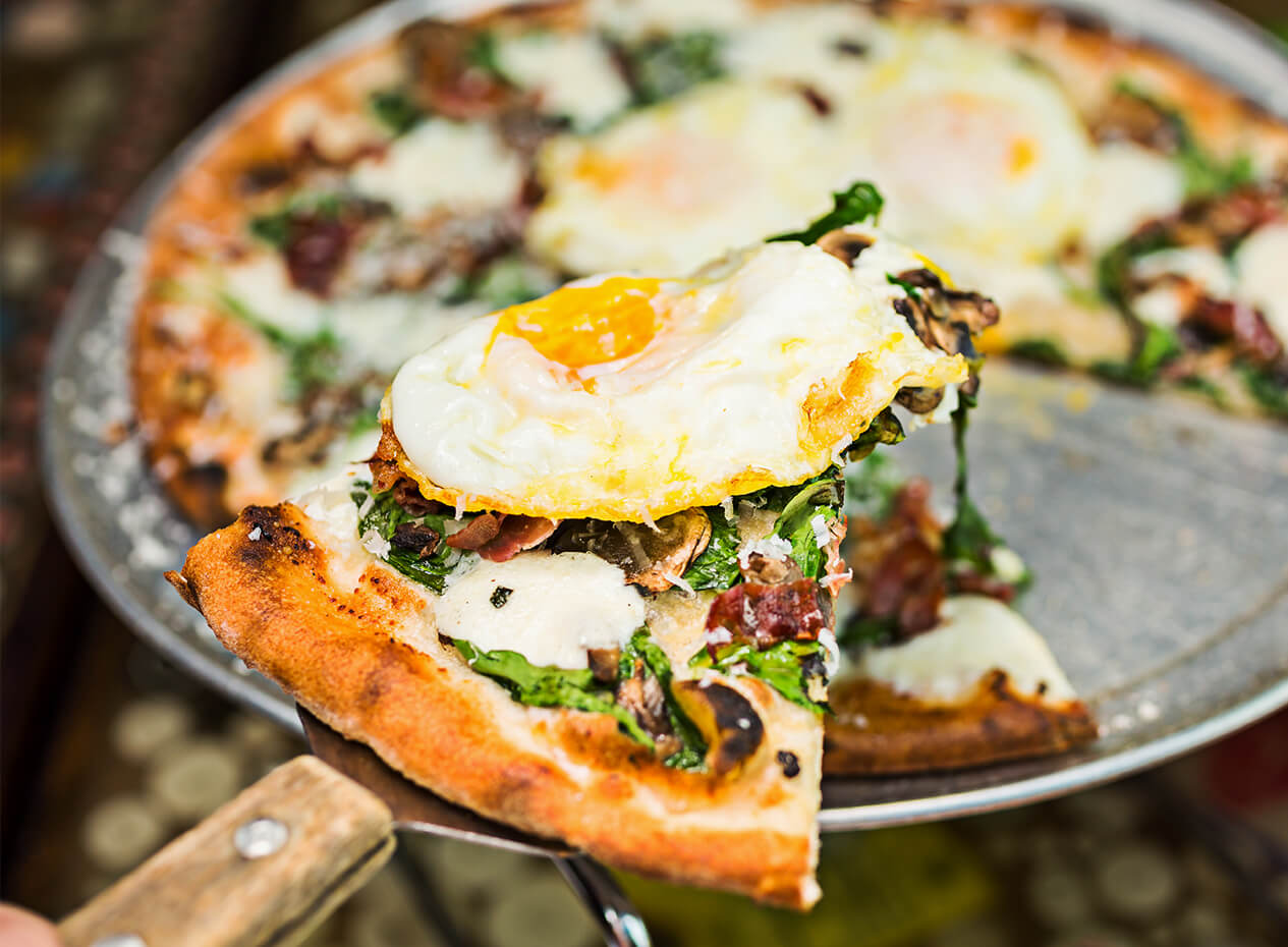 La pizza-déjeuner : une option santé!