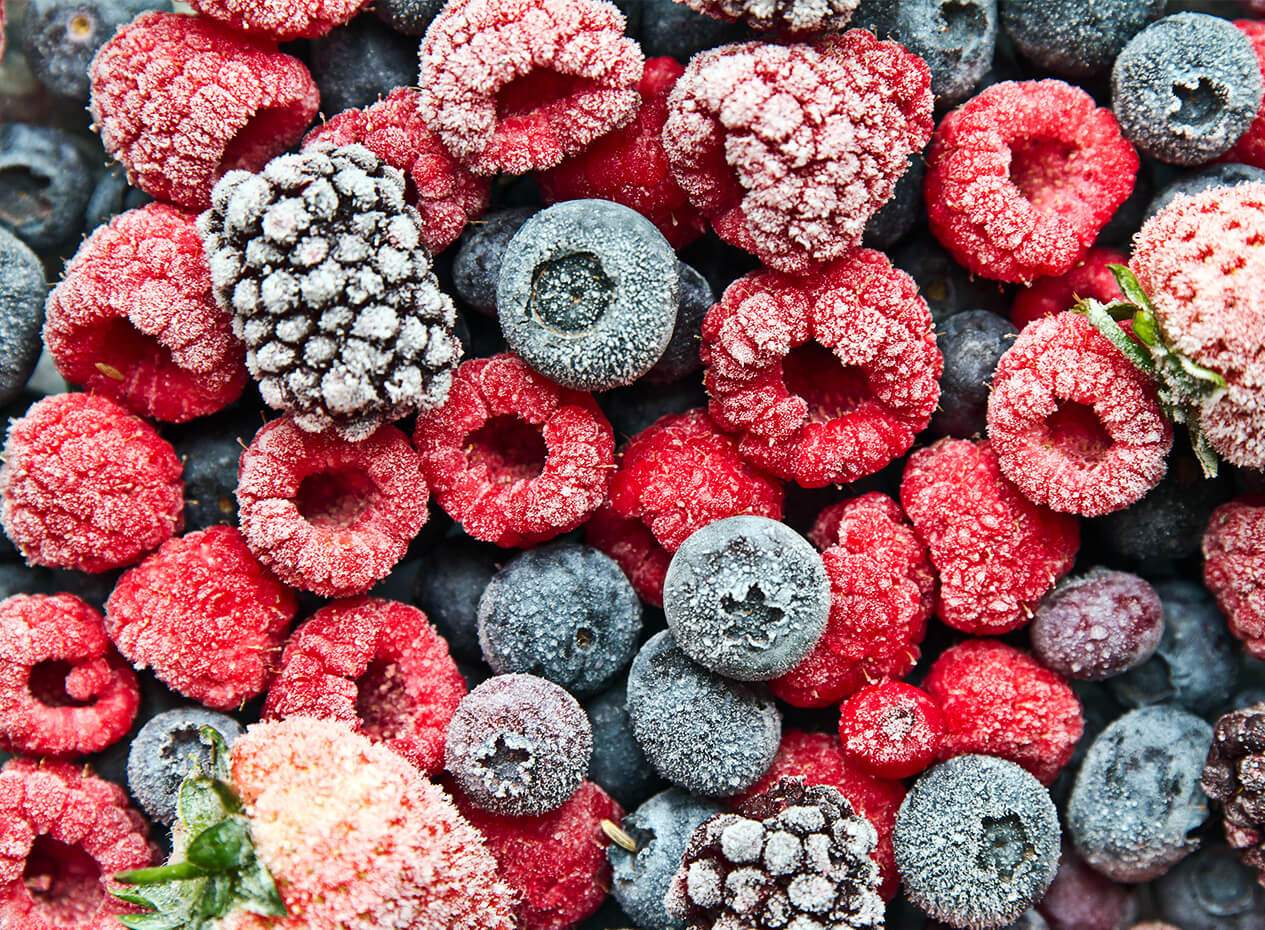 Guide to frozen fruits