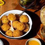 Bouchées de mozzarella frites