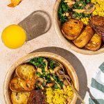 Assiette déjeuner végane