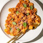 Pâtes bolognaises au seitan