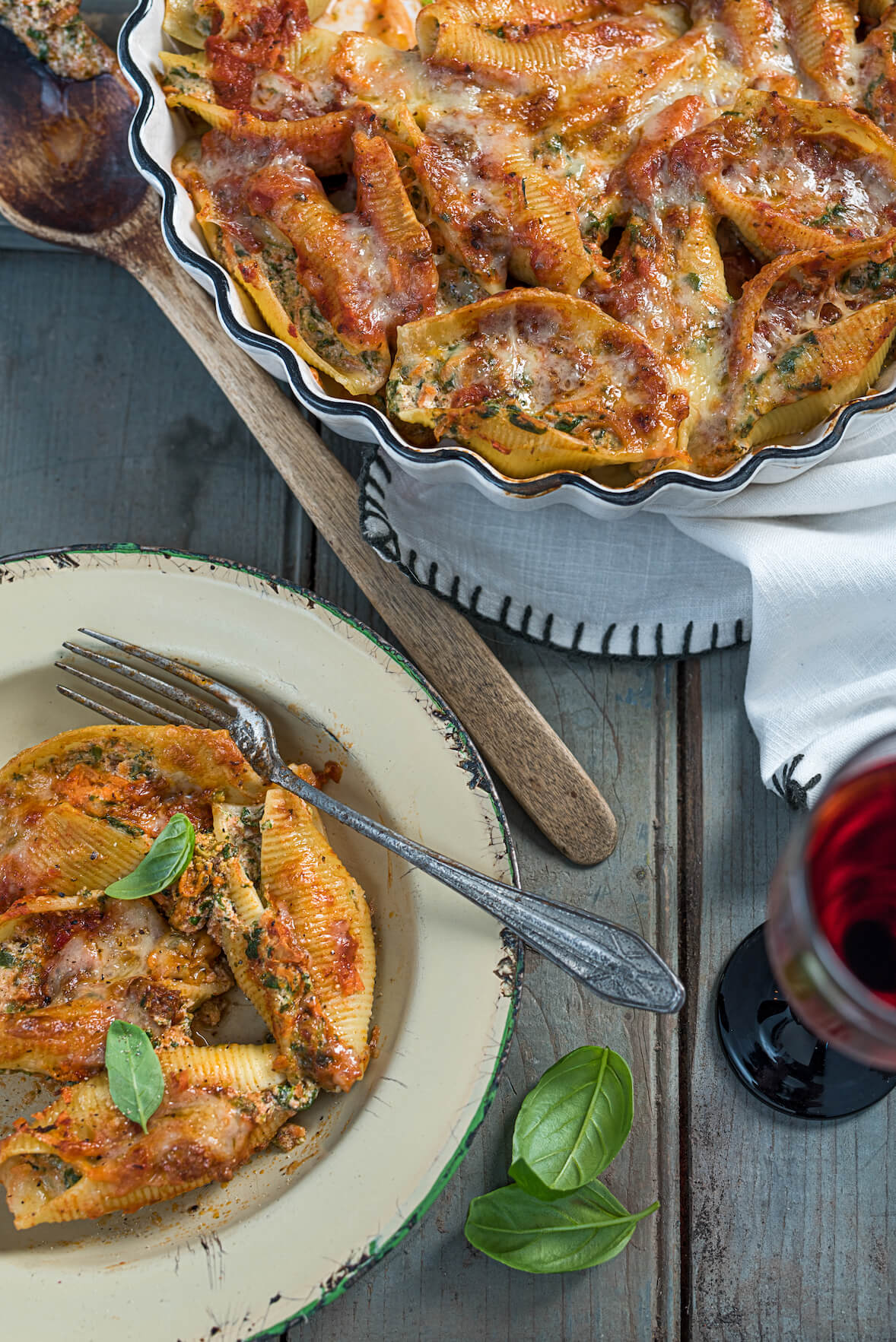 Les meilleurs coquilles géantes farcies à la ricotta