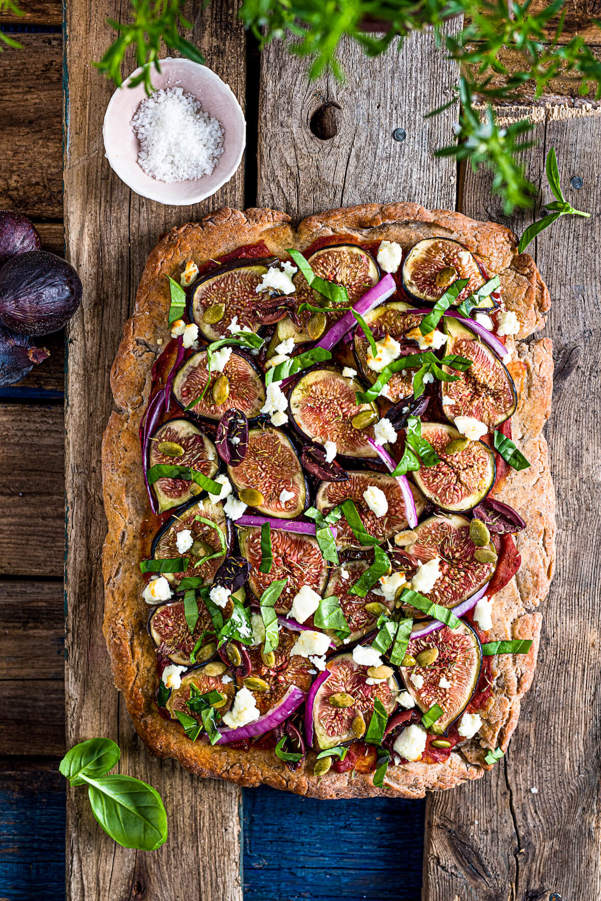 Foccacia maison aux figues