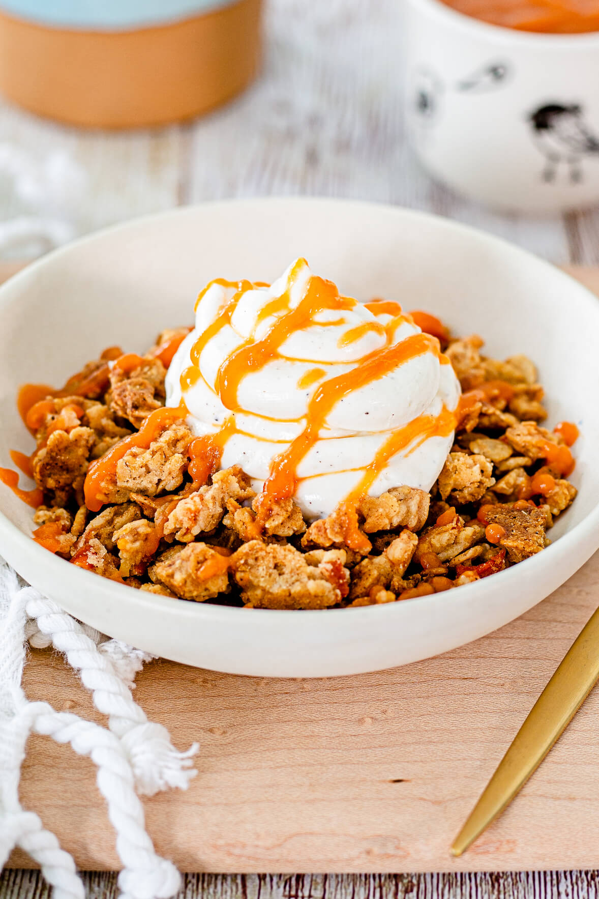 deconstructed carrot cake
