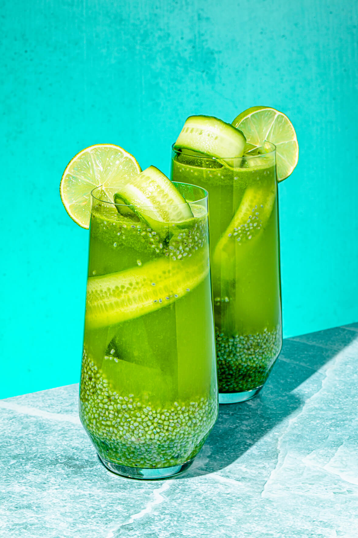 Green apple and spinach green juice
