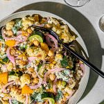 Salade de couscous israélien aux saveurs méditerranéennes