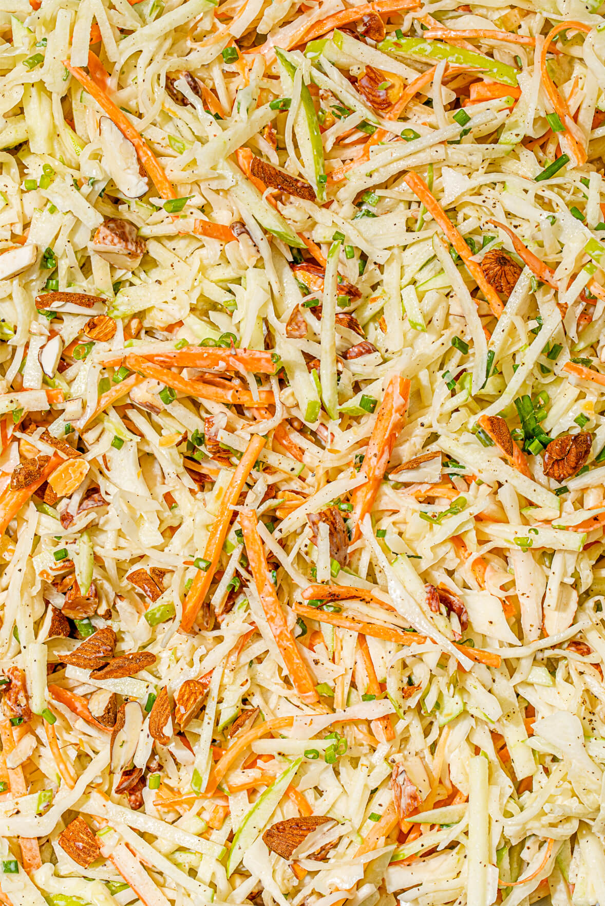 Green Apple and Almond Coleslaw