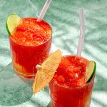 Homemade Watermelon and Coconut Slush