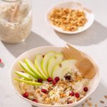 Bircher yogourt grec et pomme verte
