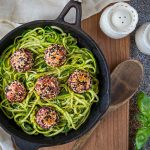 Beet, Ricotta & Edamame Baked Vegetarian Meatballs