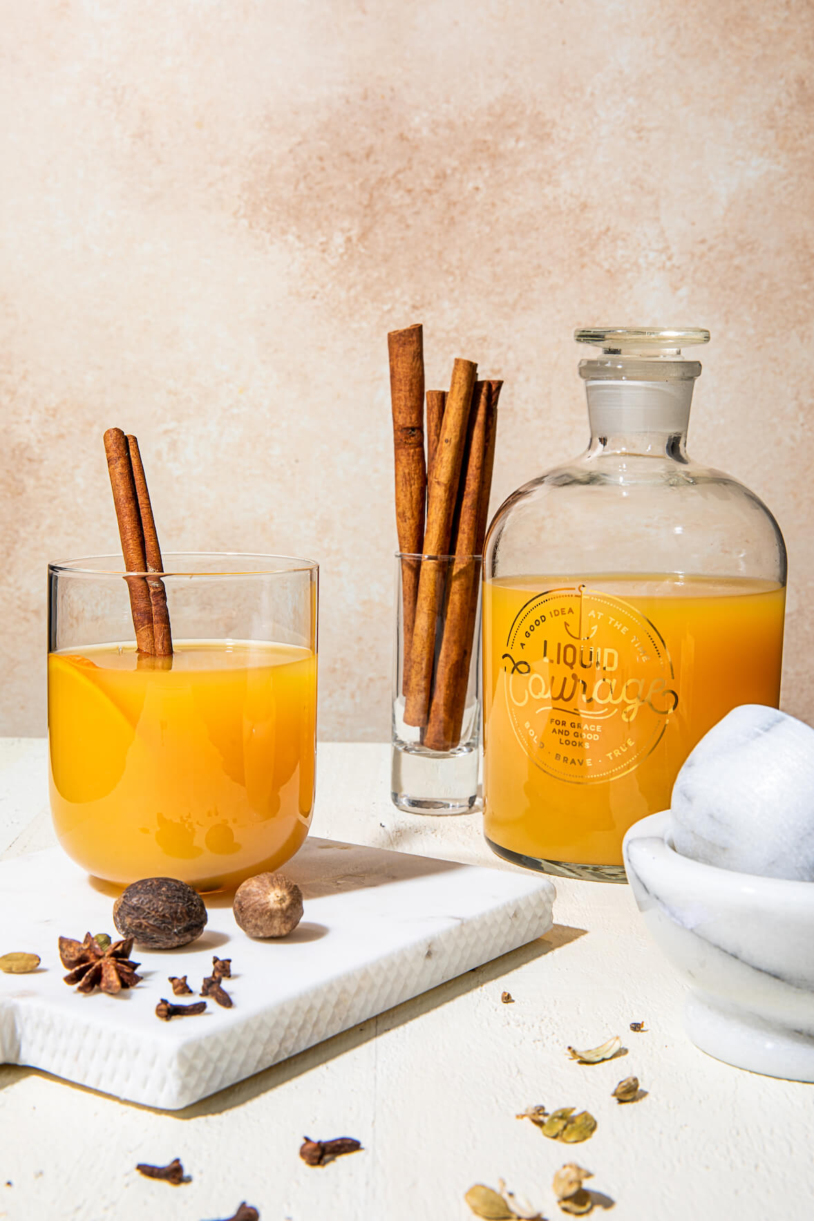 Jus d'orange épicé