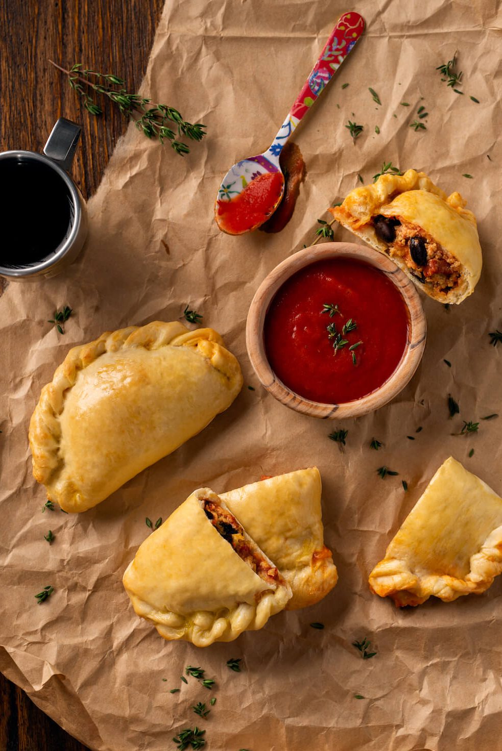 Mini calzones déjeuner