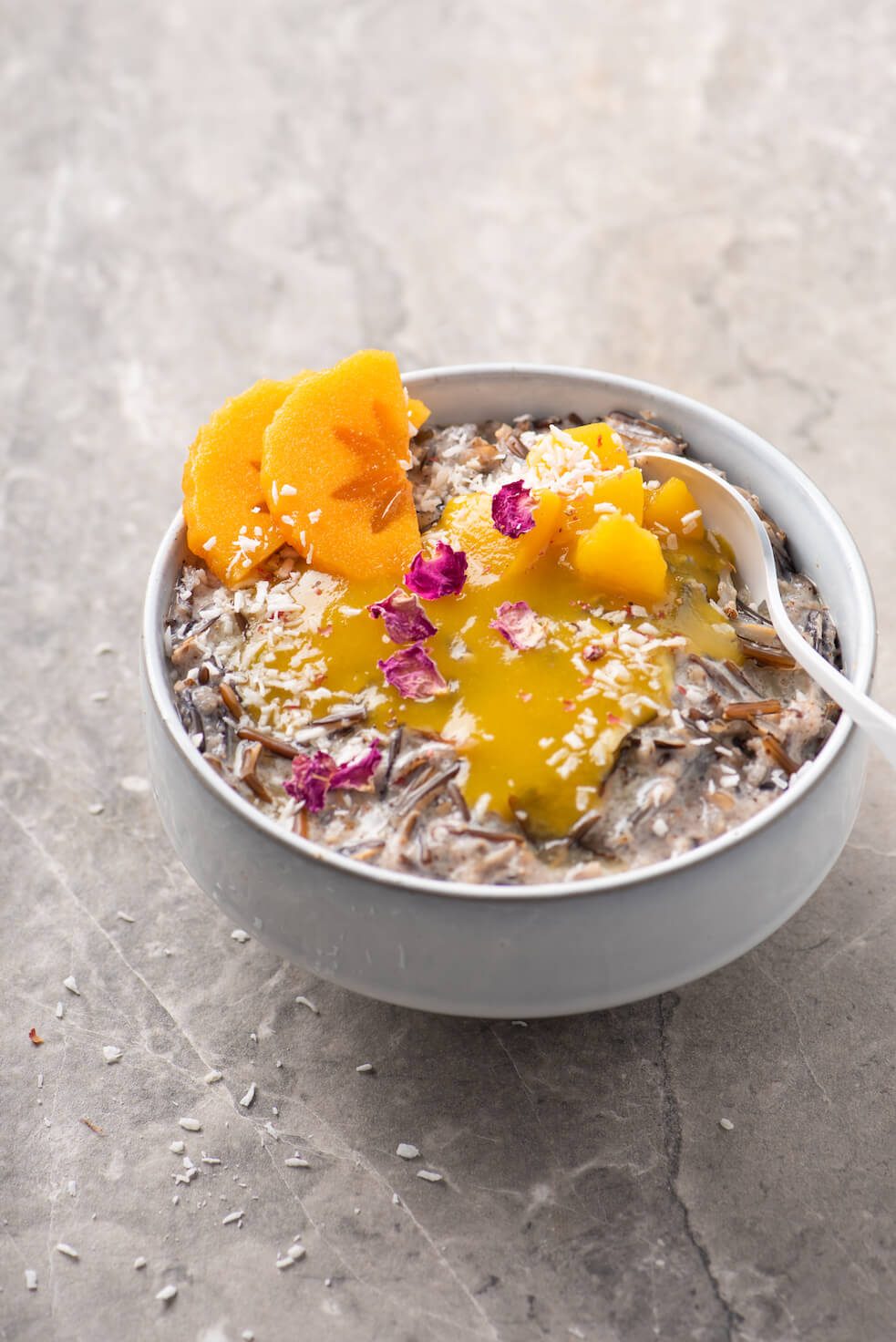 Pouding au riz sauvage