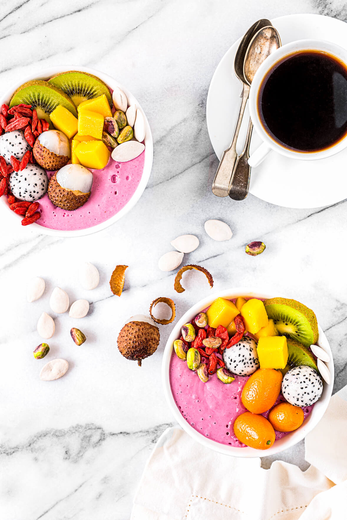 Smoothie bowl au fruit du dragon