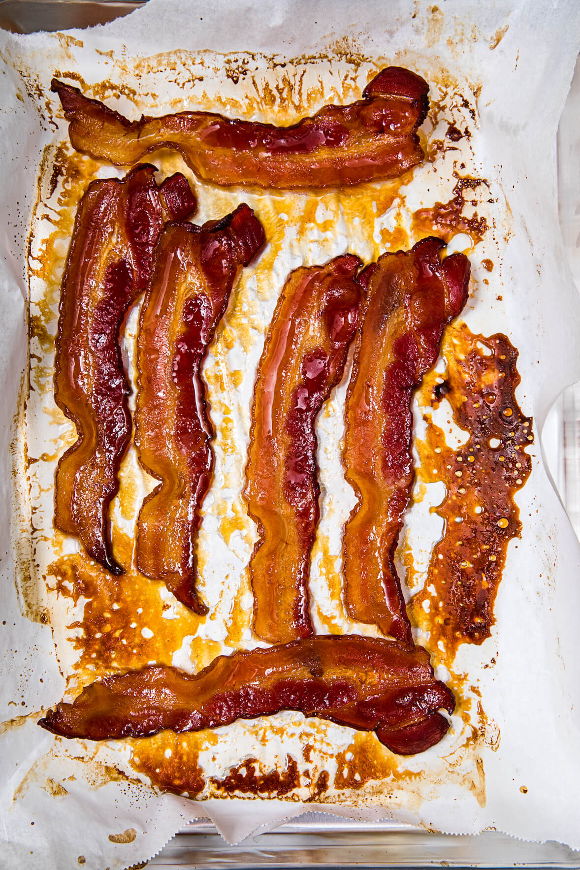 Maple bacon in the oven