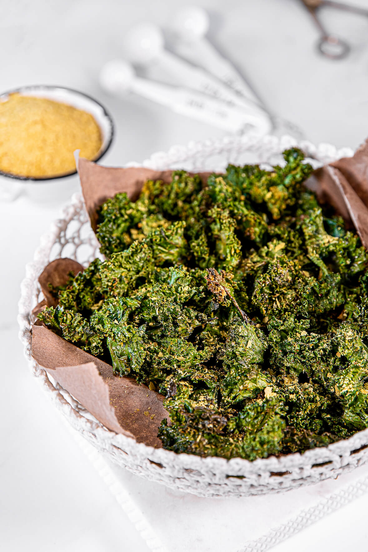 Les meilleures chips de kale (chou vert frisé)