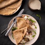 Galettes de sarrasin bretonnes à la forestière