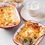 Breakfast Lasagna with Sausage