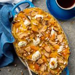 Lasagne sucrée pommes et pêches