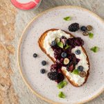 Goat Cheese and Berry Compote Toasts