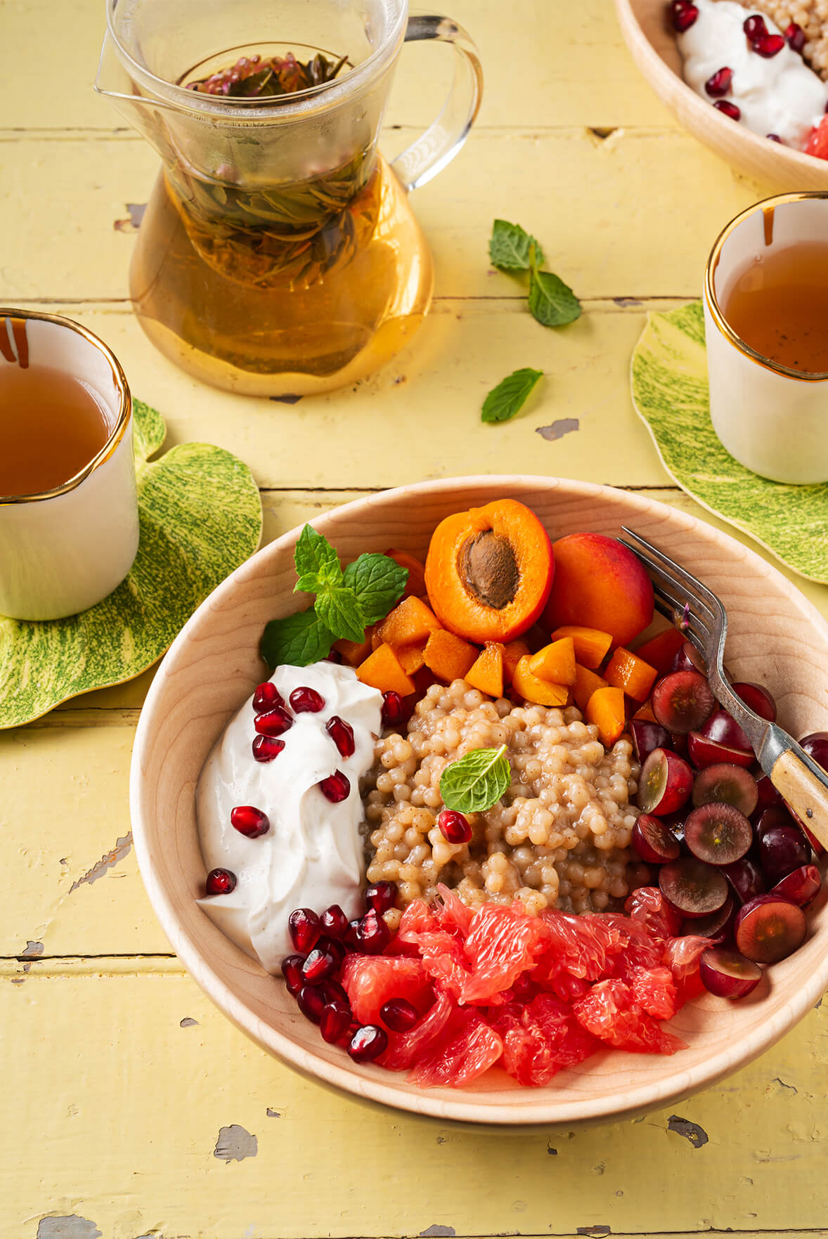 Couscous israélien aux épices et au yogourt