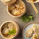 Egg and Sausage Dumplings