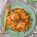 Mijoté irlandais et salsa de carottes