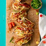 Bacon and Cheese Pancake Tacos