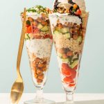 Parfait aux légumes à la grecque