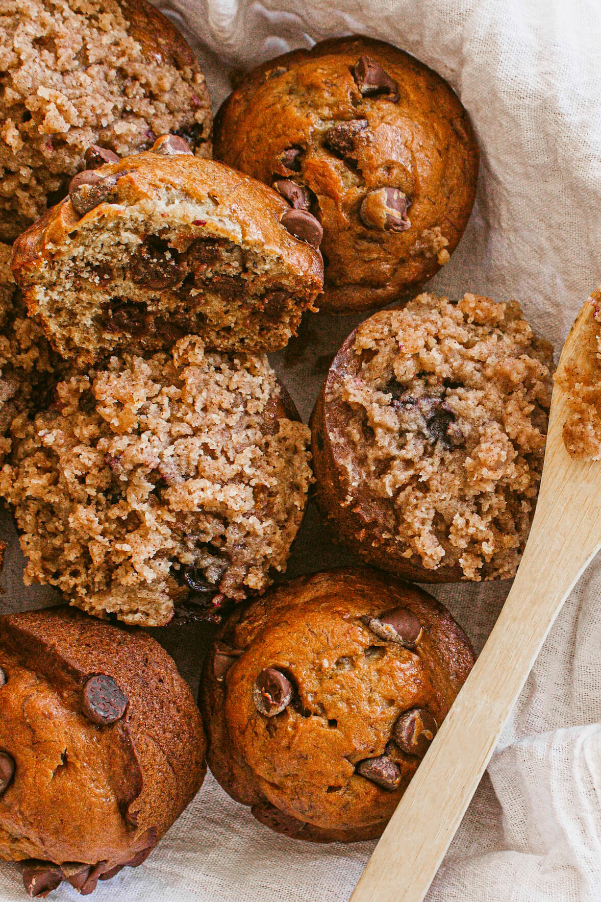 Squash and chocolate chip muffins