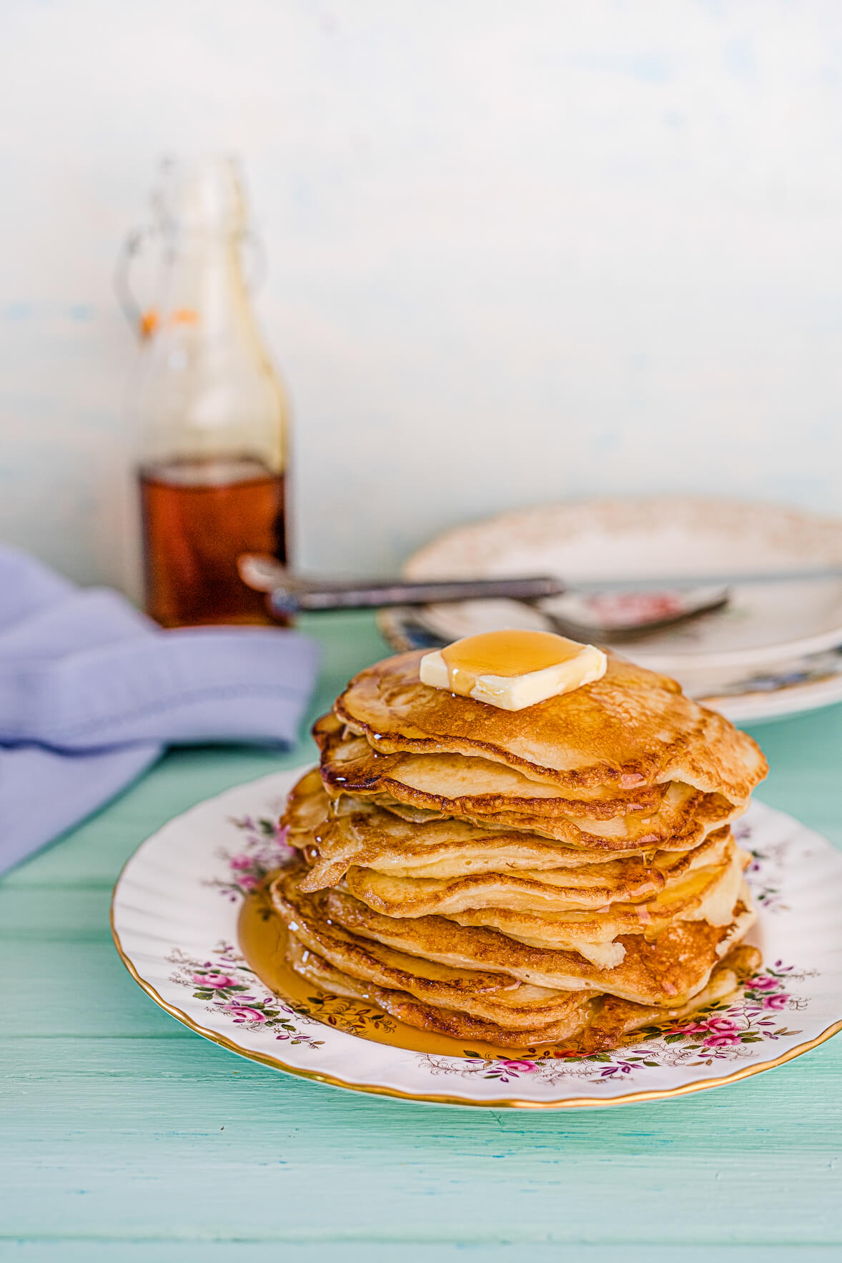 Greek yogurt protein crepes
