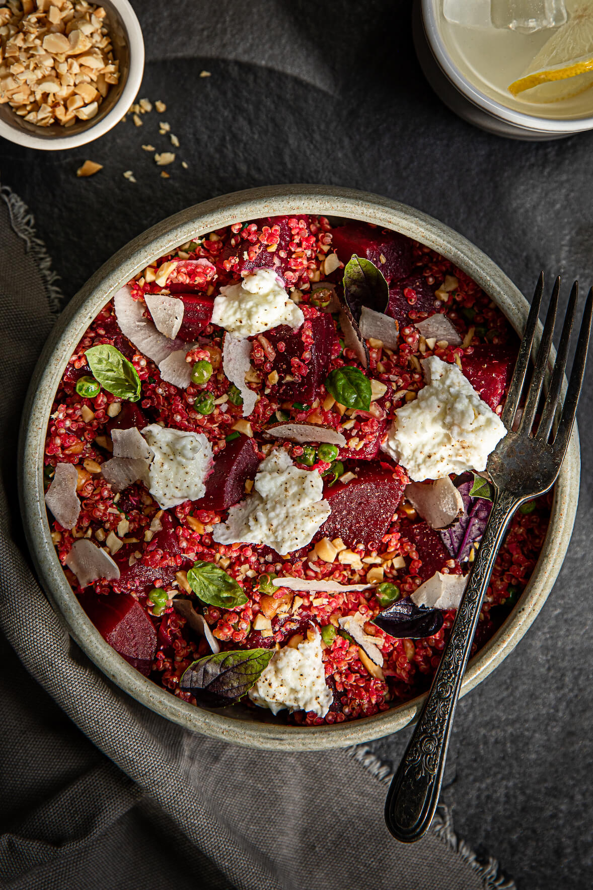 Salade quinoa betteraves