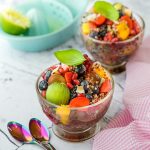 Salade de fruits avec quinoa