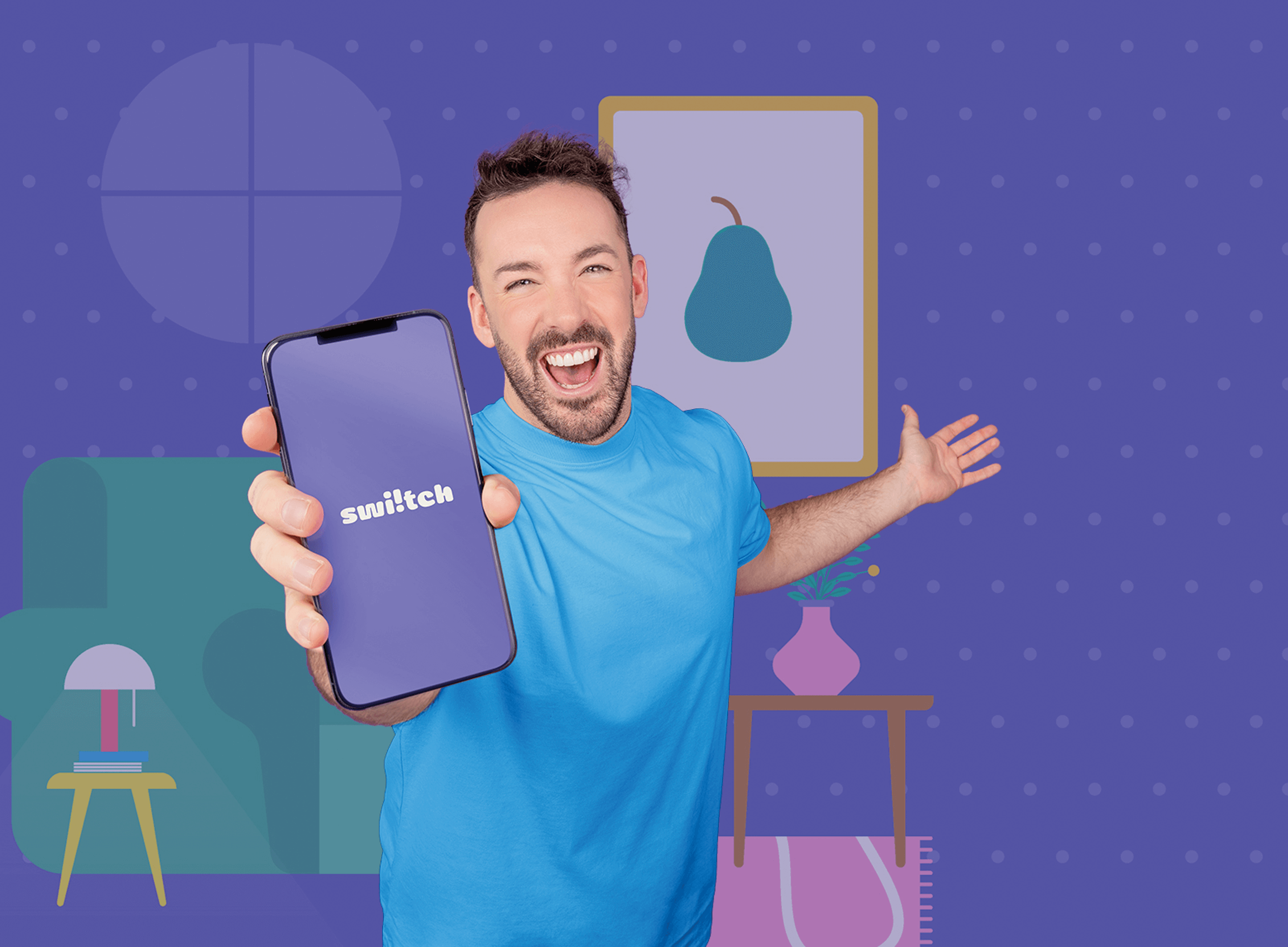 Mobile app swiitch for weight loss