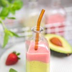 Strawberry, Banana, and Avocado Smoothie