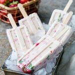 Strawberry and Basil Popsicles