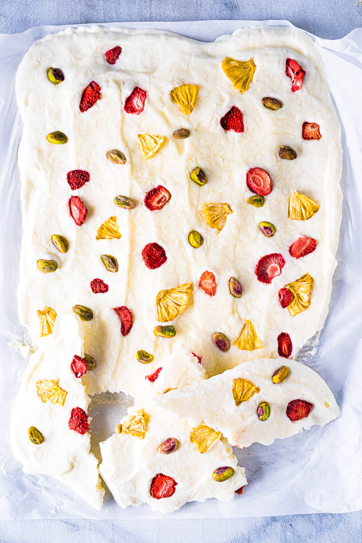 Tablette de yogourt glacé