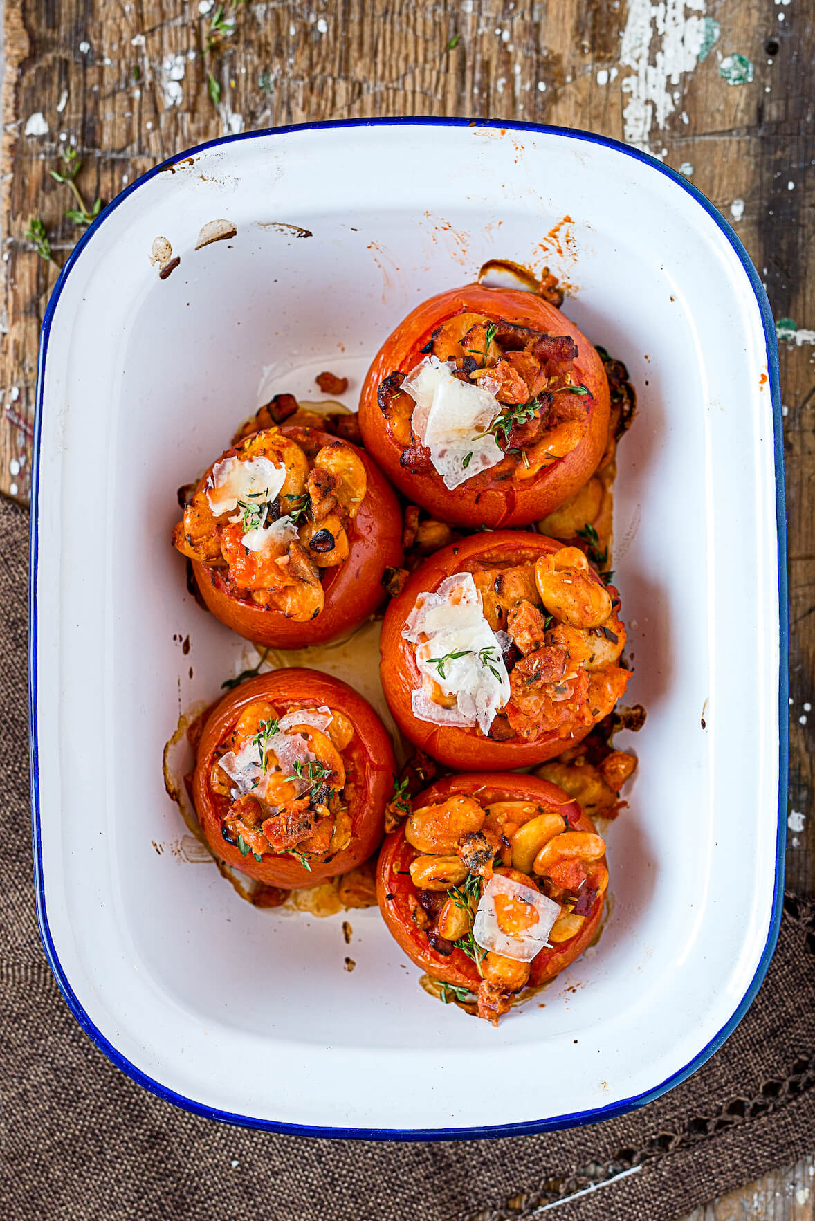 Tomates farcies à l'italienne