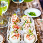 Snow Crab Deviled Eggs