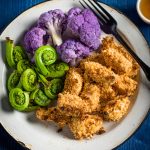 Poulet pané au four