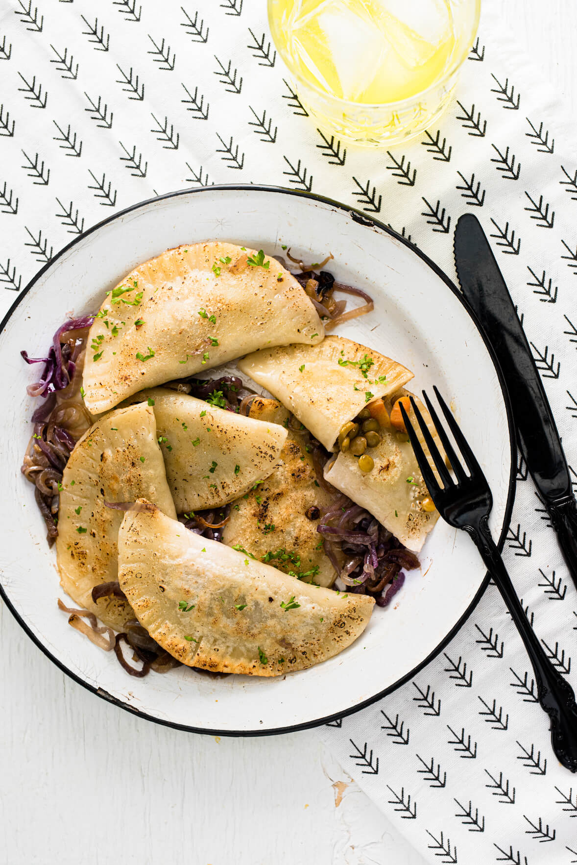 Pierogis aux lentilles