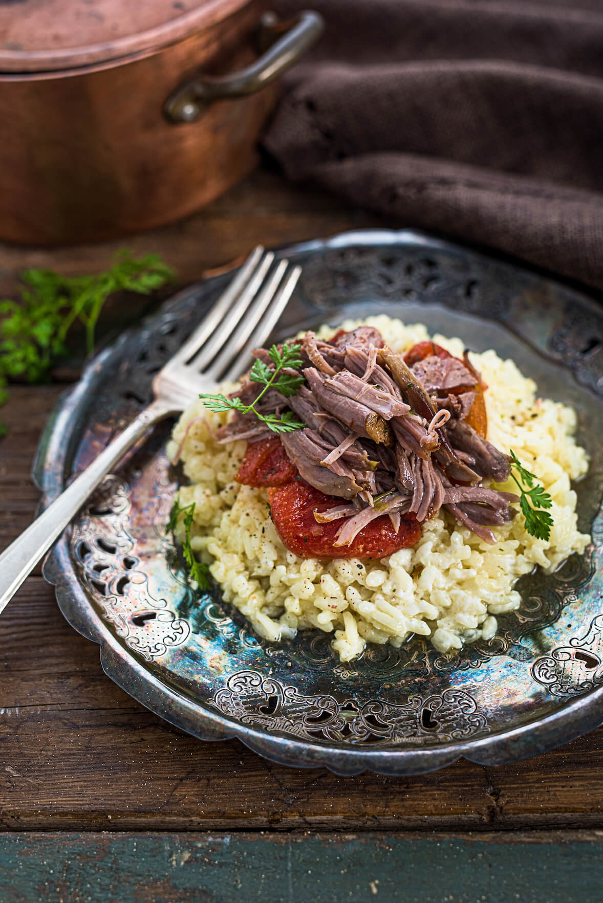 Risotto à l'agneau
