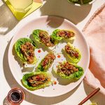 Wraps de laitue au poulet asiatique