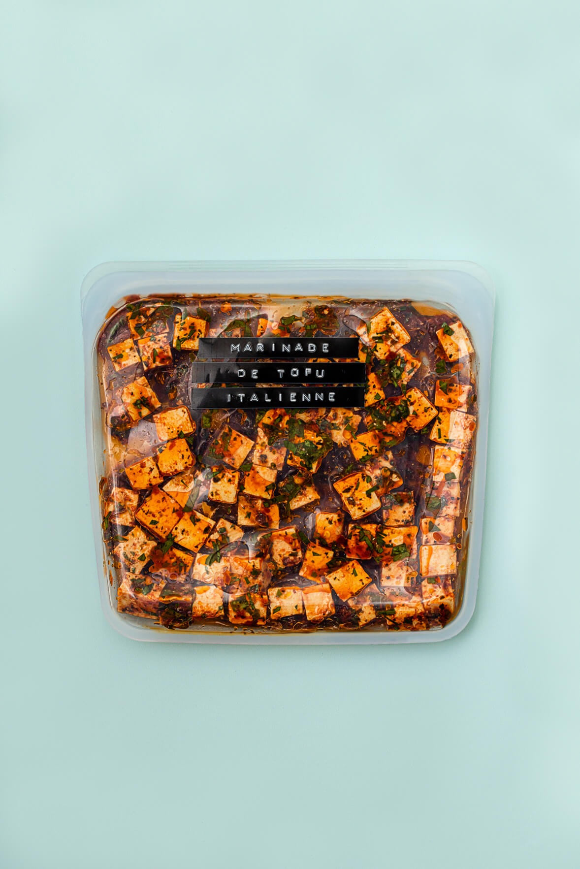 Recette de marinade de tofu à l'italienne