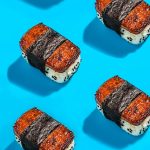 Tofu mariné façon Spam musubi