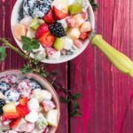 Salade de fruits crémeuse