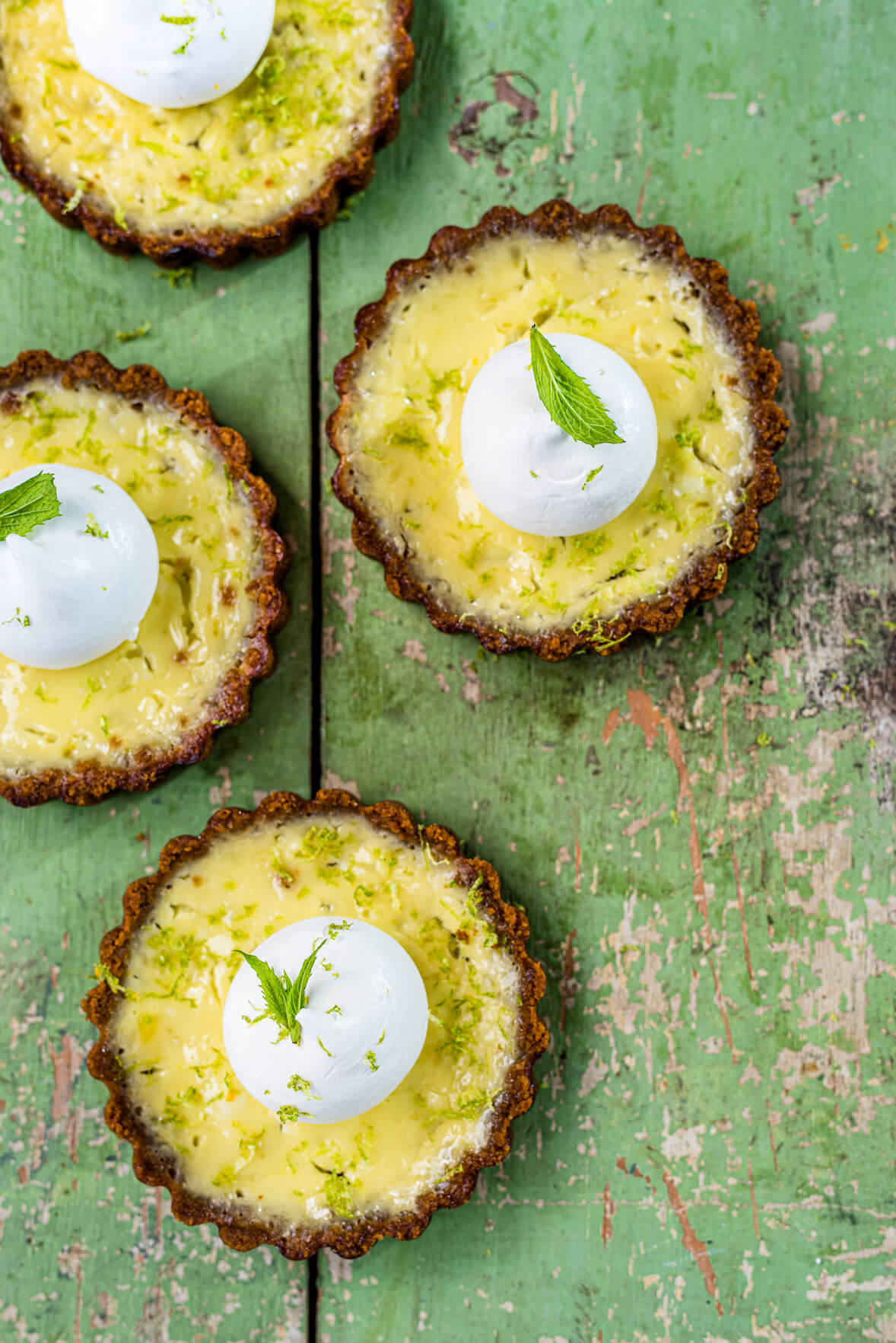 Tartelettes key lime pies aux speculoos