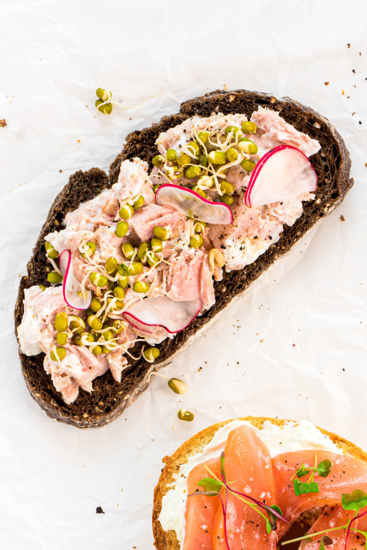 Tartine au thon