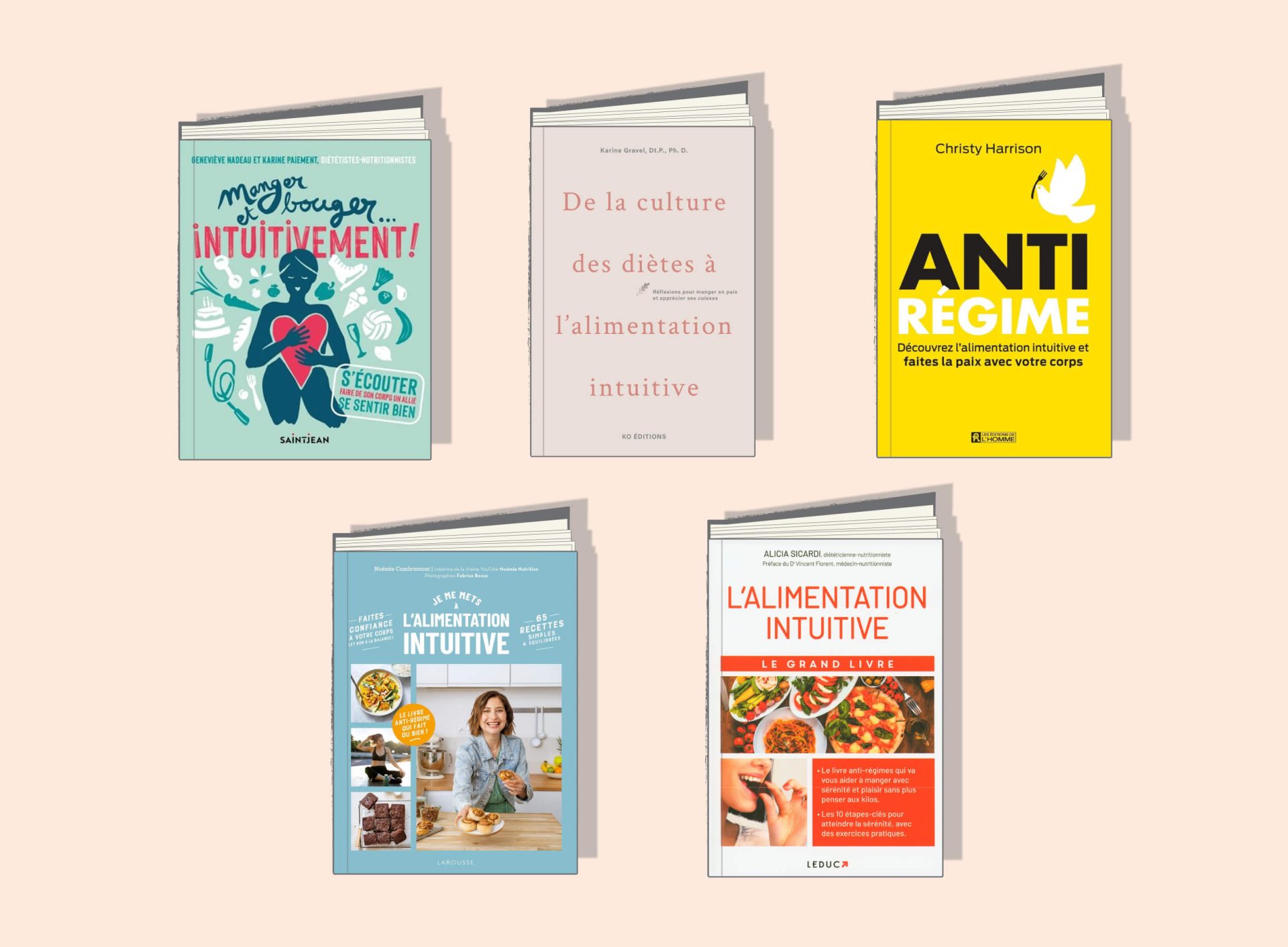Les meilleurs livres au sujet de l'alimentation intuitive