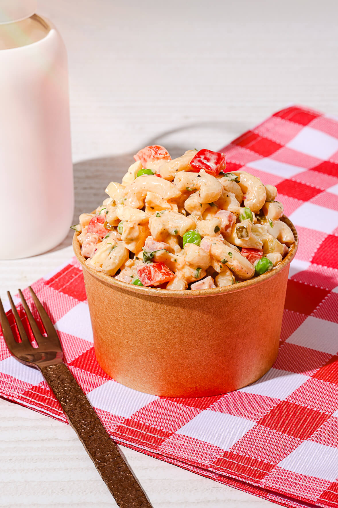 Salade de macaronis au jambon